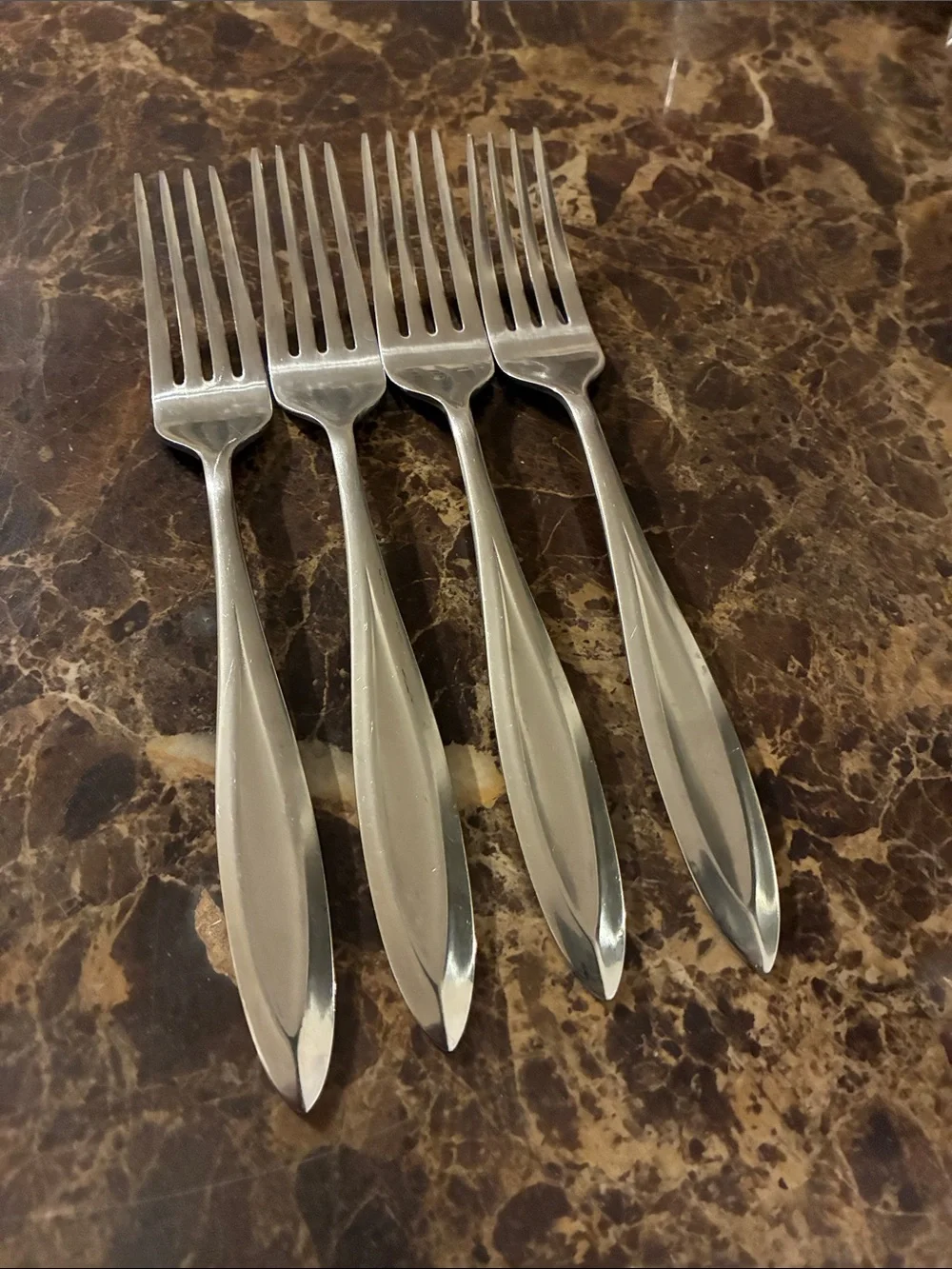 Martha Stewart Stainless Steel Set of 4 Dinner Forks